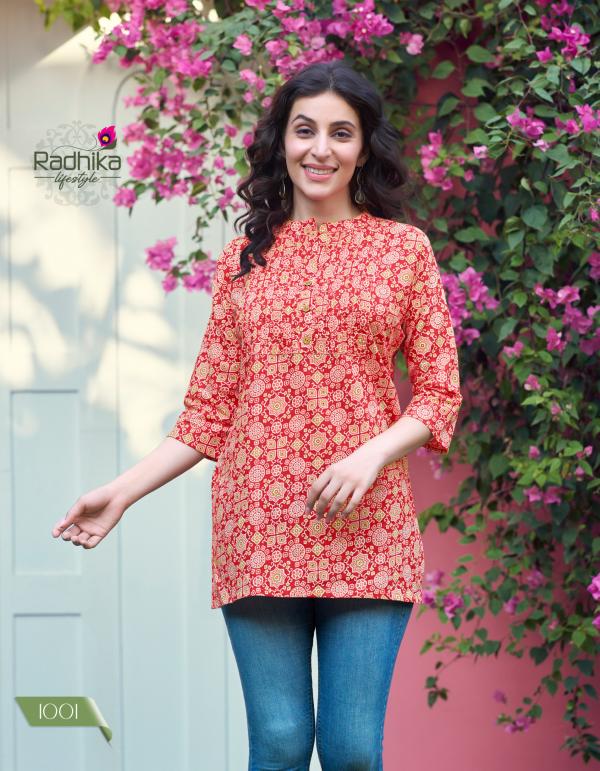 Radhika Summer Shine 1 Cotton Fancy Top Collection